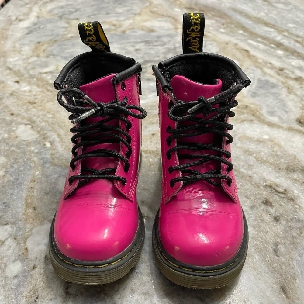 Dr. Martens 1460 8-Eye Boot - Little Kid Pink